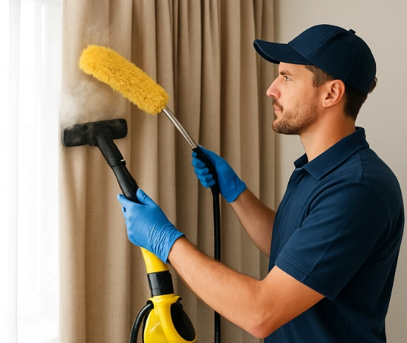 Trusted residential curtain cleaning technician Matty Curtain Cleaning lethbridge-park-nsw QLD